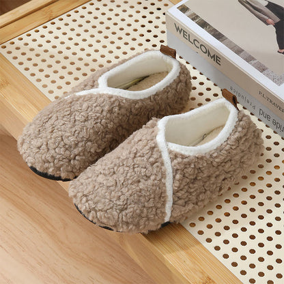 Plusock Plus Size Simple Stylish Slippers - Khaki - EU44-45(US9-10) - image 15