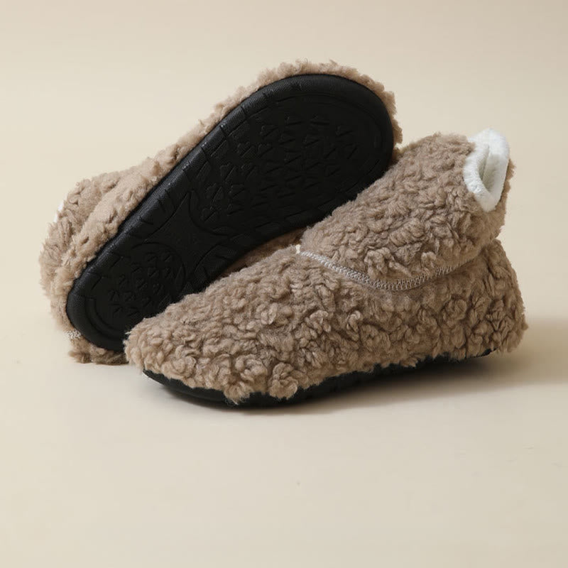 Plusock Plus Size Cozy Home Slippers - Khaki - EU44-45(US9-10) - image 14