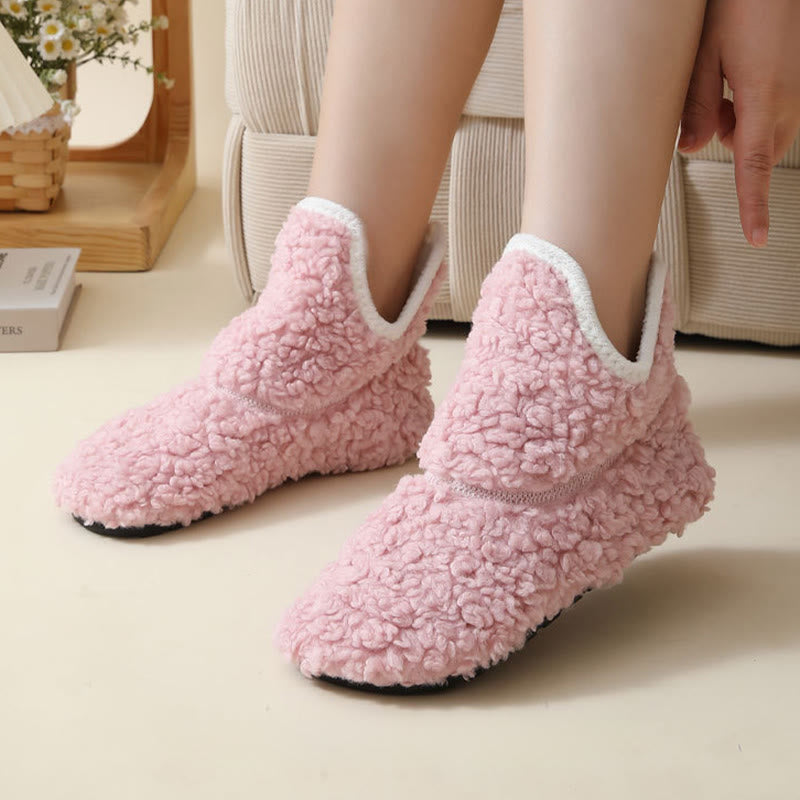 Plusock Plus Size Cozy Home Slippers - Pink - EU44-45(US9-10) - image 2