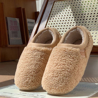 Plusock Plus Size Soft Sole Winter Slippers - Camel - EU46-47(US11-12) - image 10