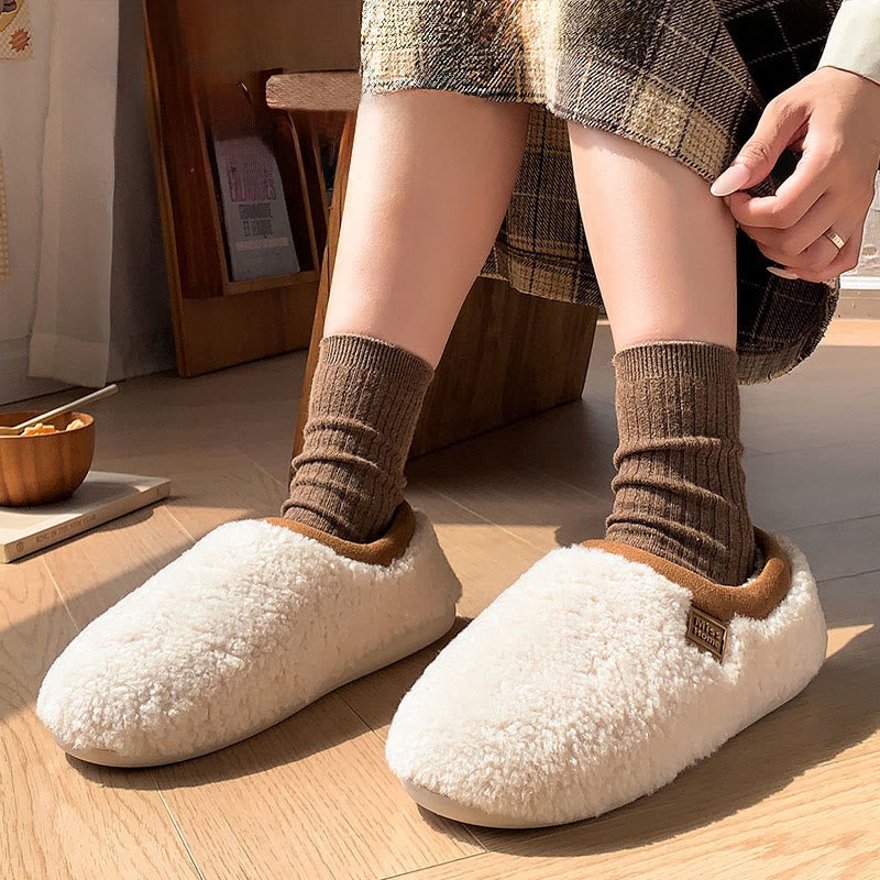Plusock Plus Size Soft Sole Winter Slippers - image 3