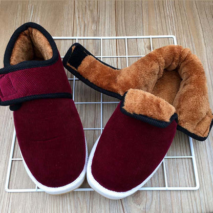 Plusock Plus Size Velcro Heat Retention Slippers - image 0