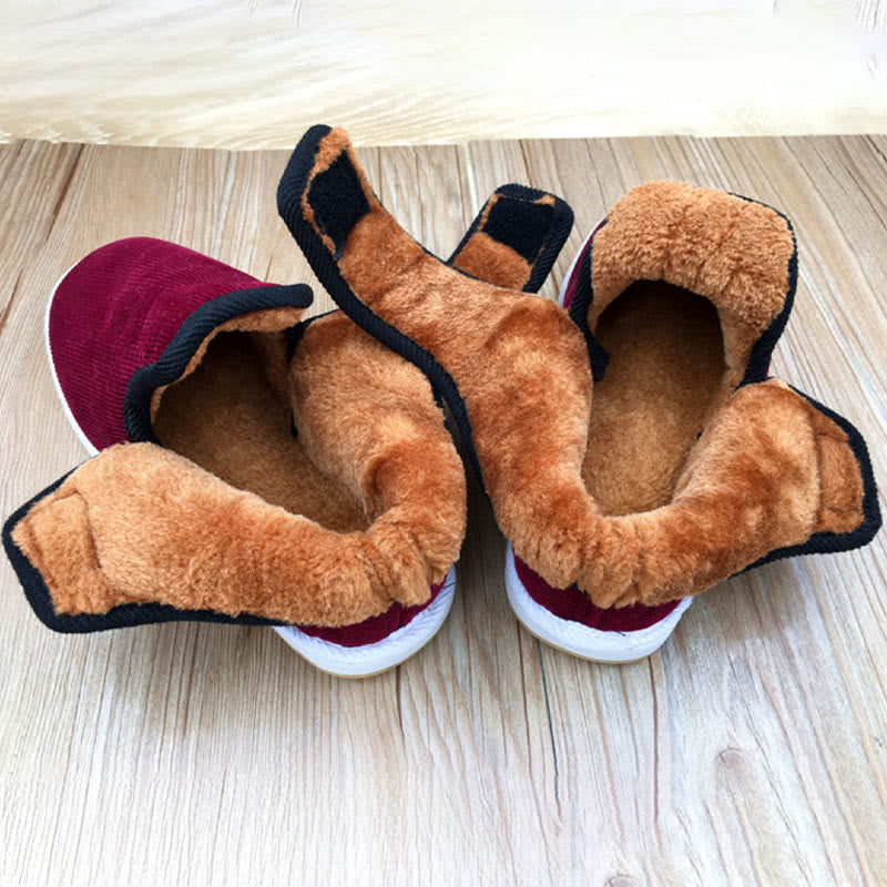 Plusock Plus Size Velcro Heat Retention Slippers - image 2