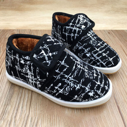 Plusock Plus Size Flower Plant Leopard Print Slippers - White - EU42(US7.5) - image 9