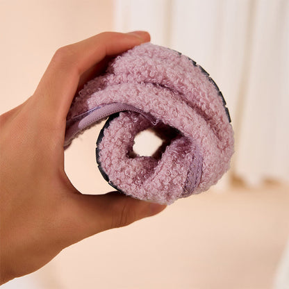 Plusock Plus Size Solid Color Velcro Slippers - image 8