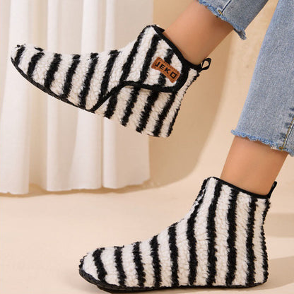 Plusock Plus Size Stripe Slippers - image 1
