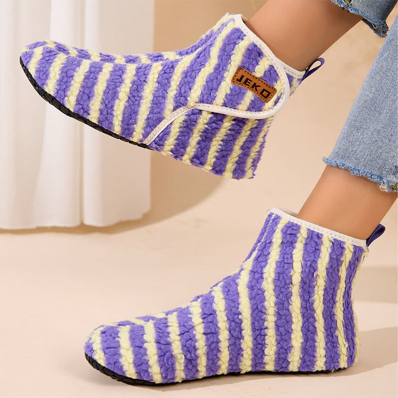 Plusock Plus Size Stripe Slippers - image 4