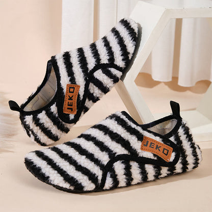 Plusock Plus Size Velcro Stripe Slippers - image 8