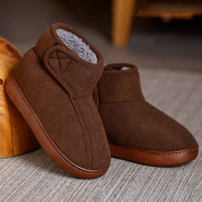 Plusock Plus Size Fleece Lined Velcro Slippers - image 8