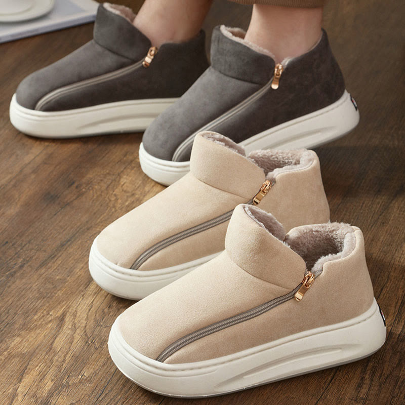 Plusock Plus Size Wide Zippper Slippers - image 2