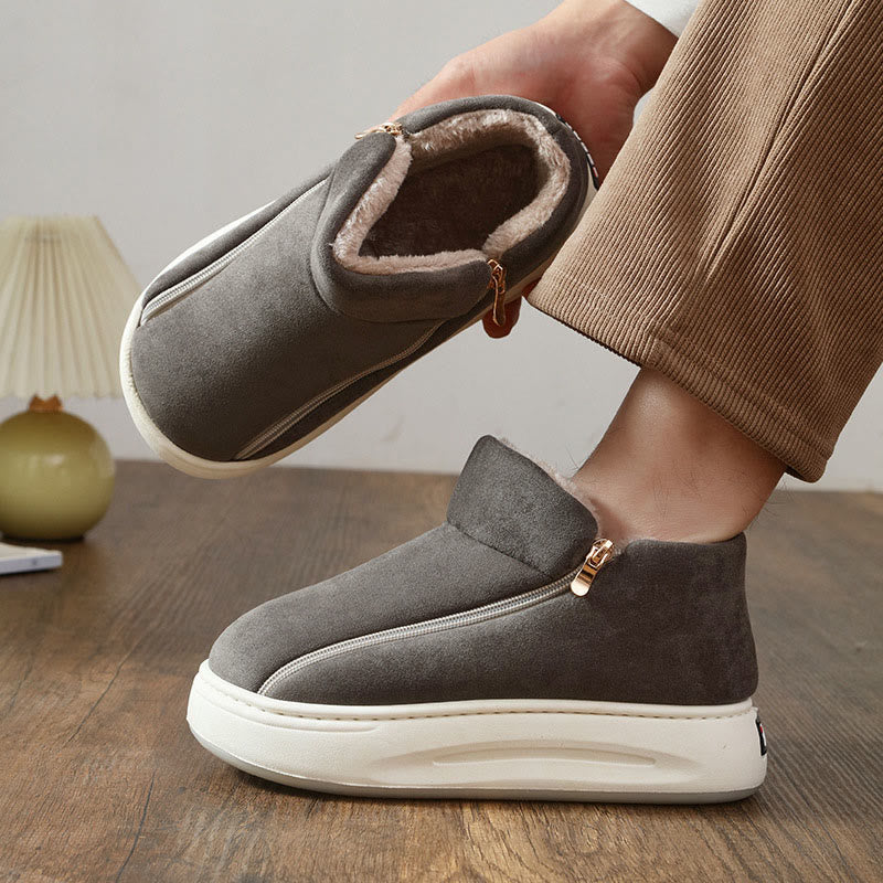 Plusock Plus Size Wide Zippper Slippers - image 1