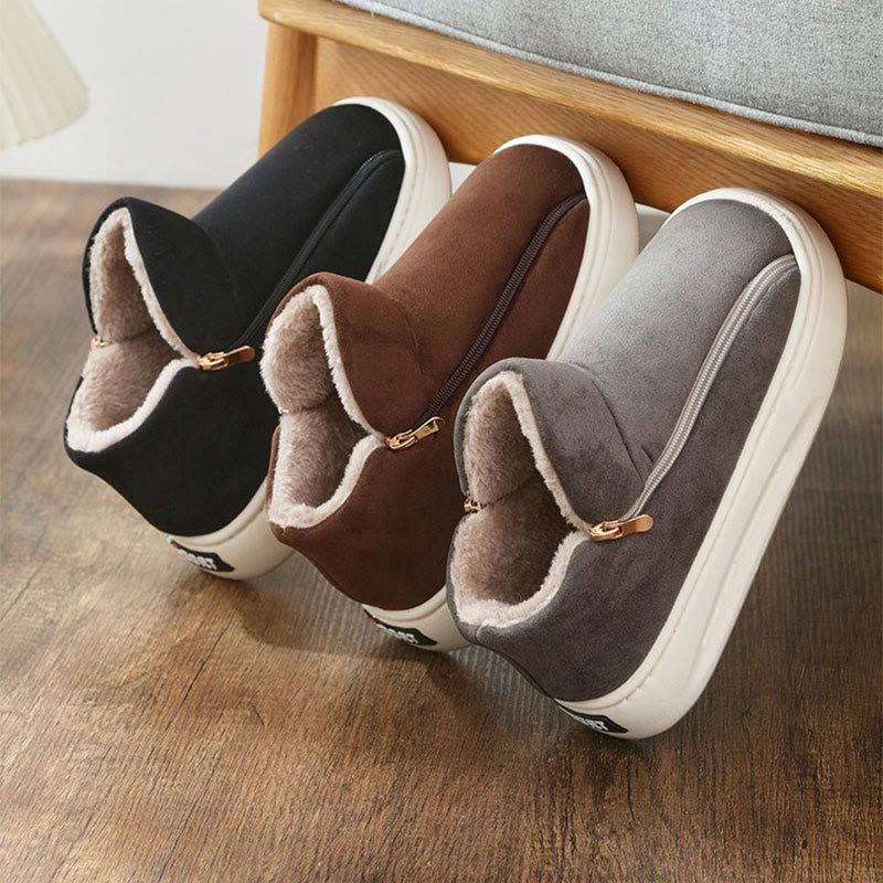 Plusock Plus Size Wide Zippper Slippers - image 6