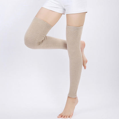 Plusock Plus Size Flexible Soft Thigh Sleeves - Camel - XL - image 2