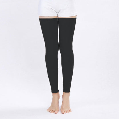 Plusock Plus Size Solid Color Long Thigh Sleeves - image 6