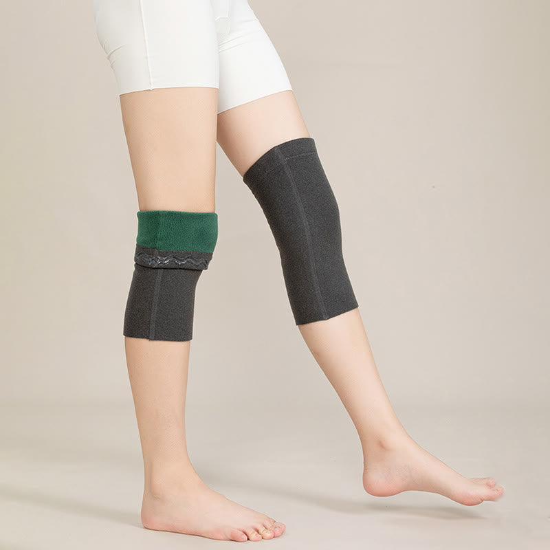 Plusock Thickened Fleece Warmth Knee Sleeves - image 7