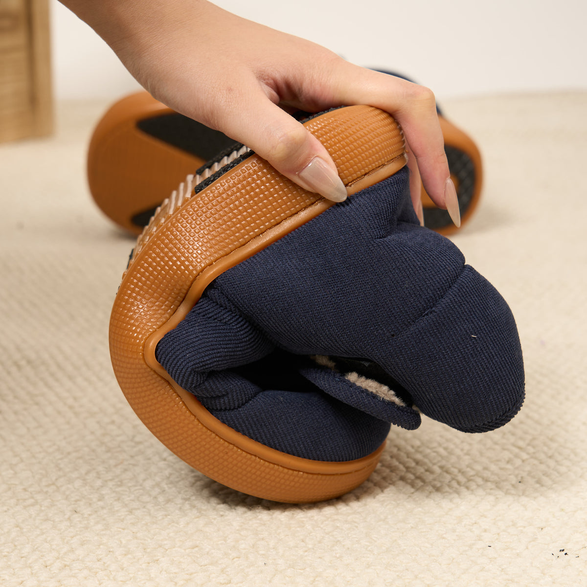 Plusock Plus Size Warm Ankle Slippers - image 5