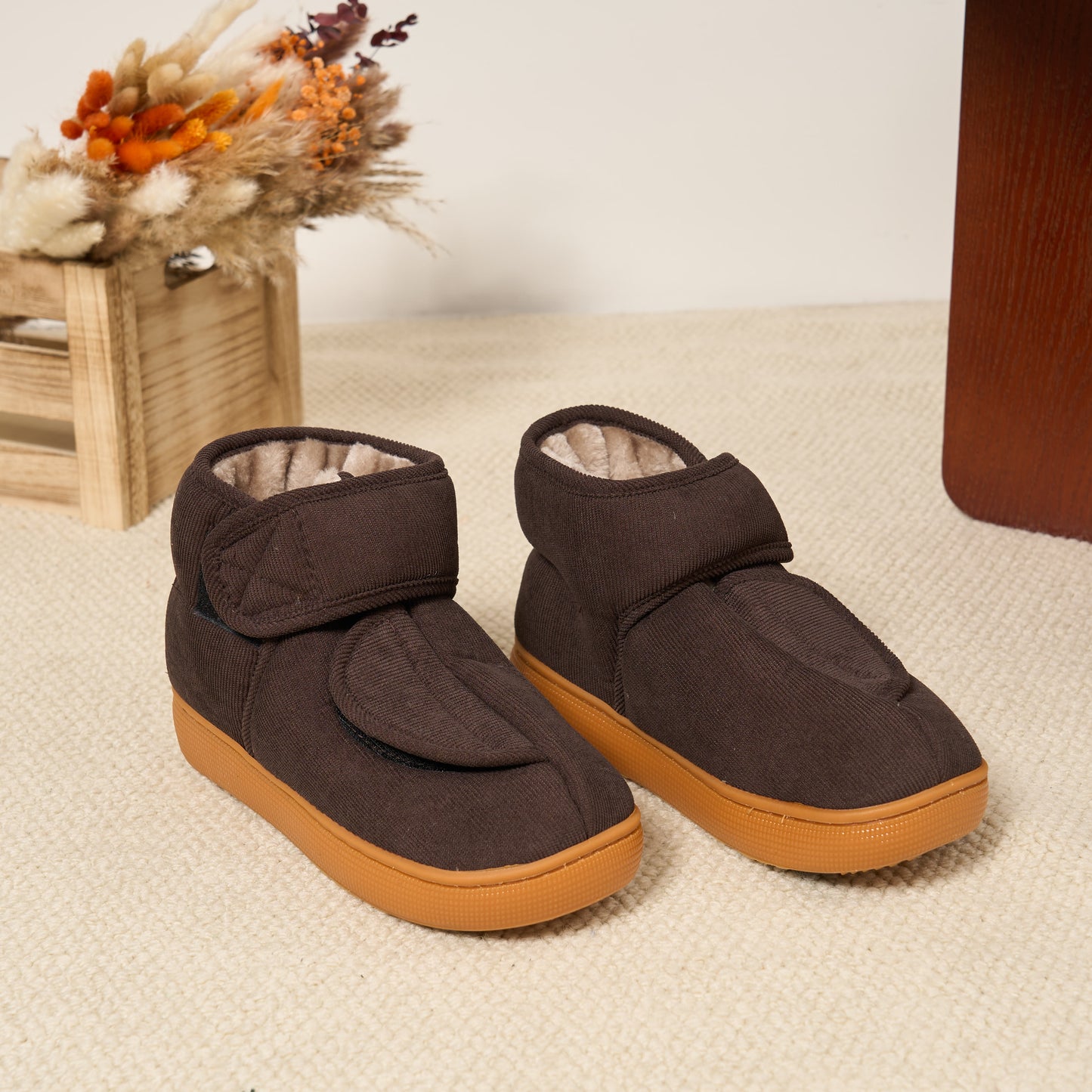 Plusock Plus Size Warm Ankle Slippers - image 9