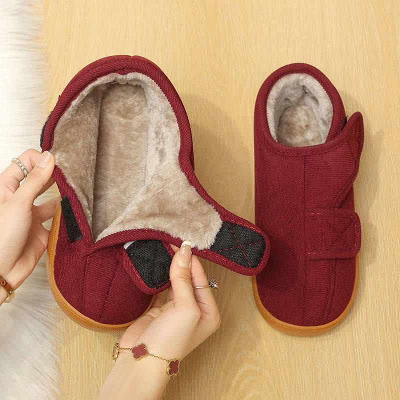 Plusock Plus Size Velcro Loose Slippers - image 1