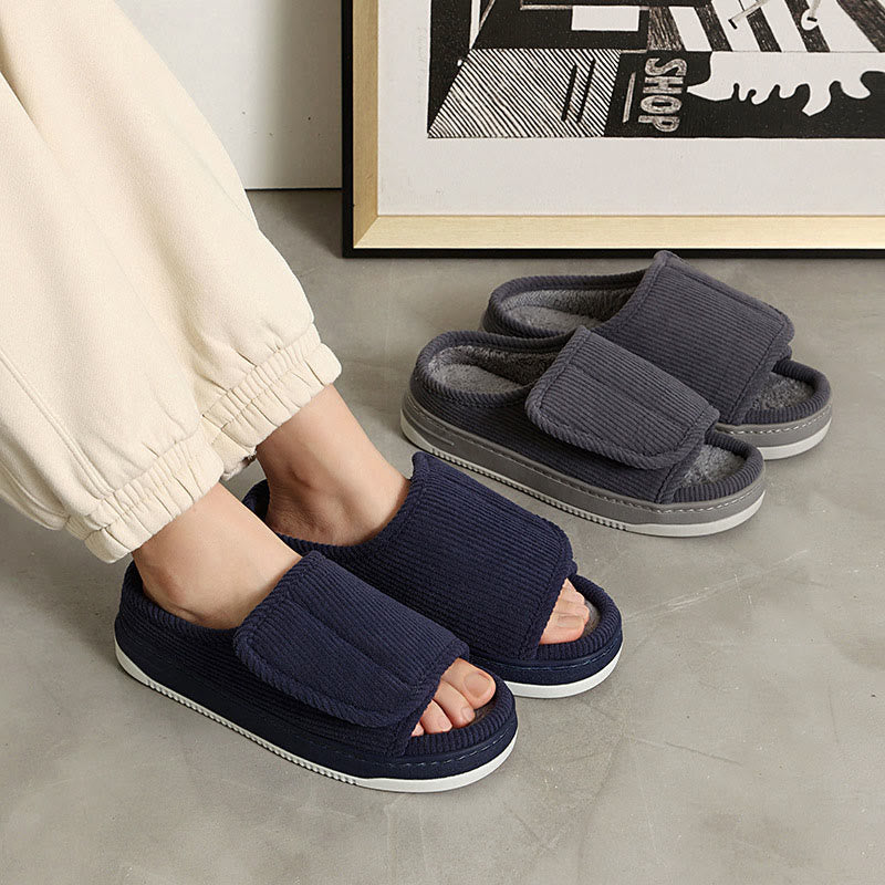 Plusock Plus Size Durable Sole Slippers - image 0