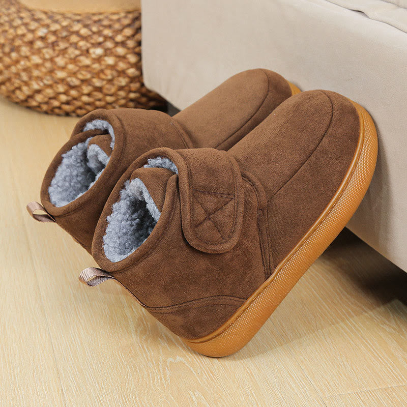 Plusock Plus Size Skin Friendly Soft Slippers - Coffee - EU47-48(US12-12.5) - image 11