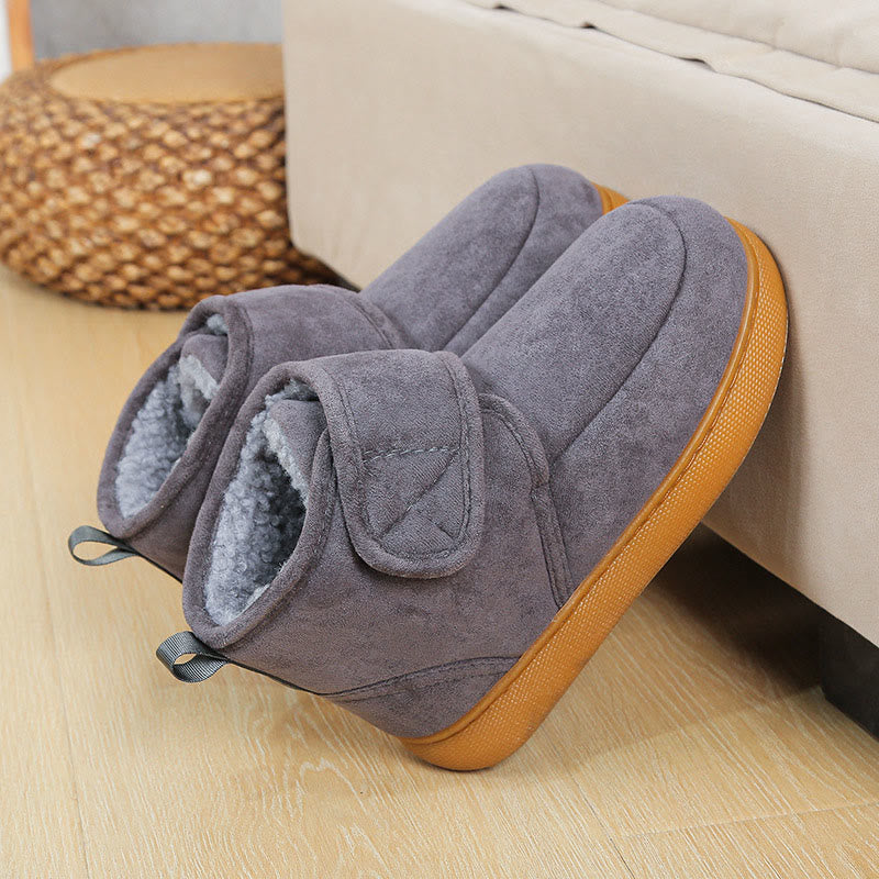 Plusock Plus Size Skin Friendly Soft Slippers - Grey - EU47-48(US12-12.5) - image 14