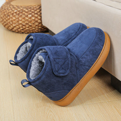Plusock Plus Size Skin Friendly Soft Slippers - Blue - EU47-48(US12-12.5) - image 16