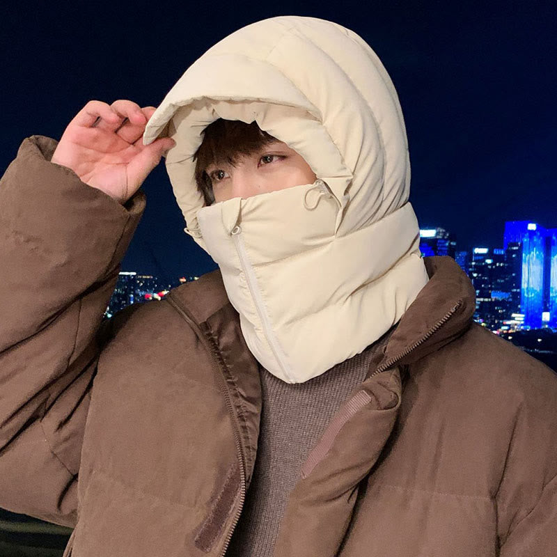 Plusock Winter Fleece Lined Hooded Scarf - image 0