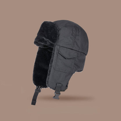 Plusock Warm Ear Protecting Hat - Black - One Size - image 3