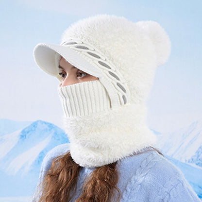 Plusock Warm Fleece Trapper Cap Hooded Scarf - image 10