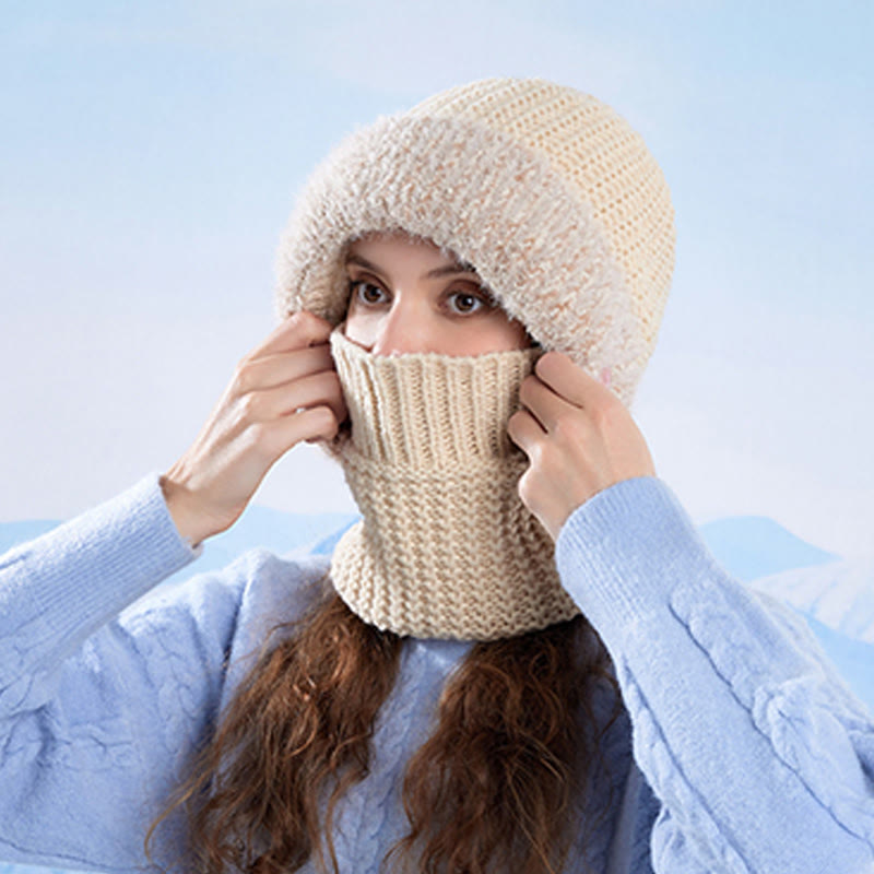 Plusock Stand Up Face Cover Hooded Scarf - image 3