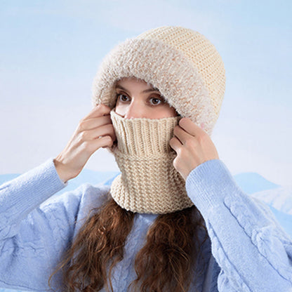 Plusock Stand Up Face Cover Hooded Scarf - image 3