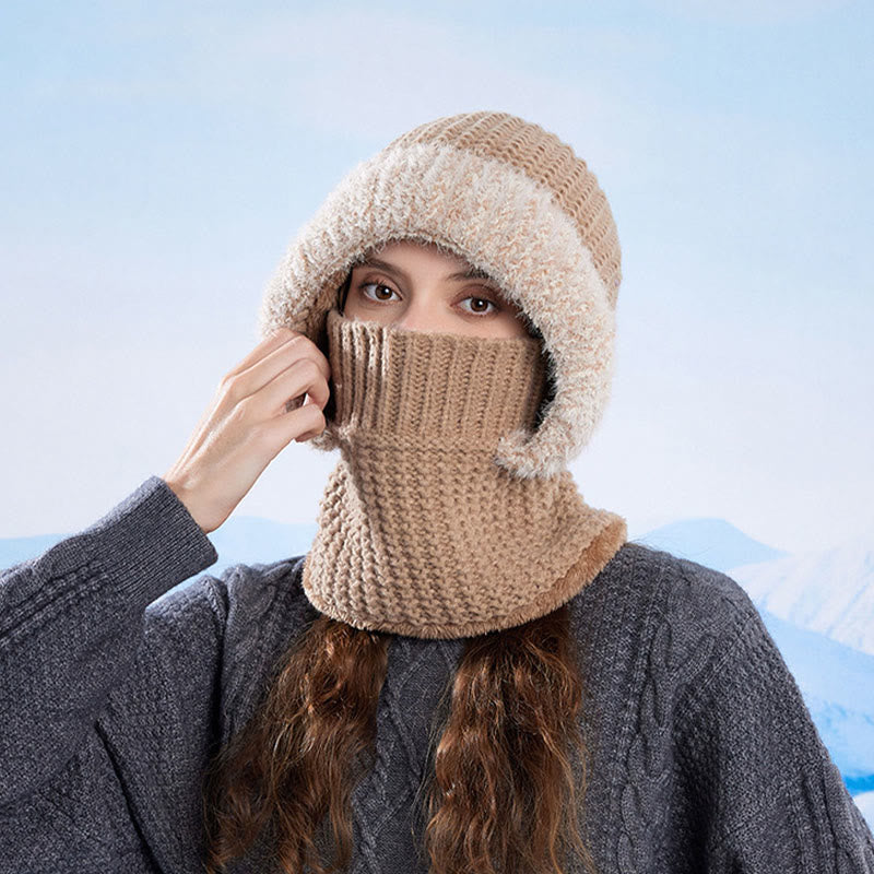 Plusock Stand Up Face Cover Hooded Scarf - image 7