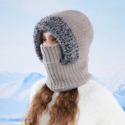 Plusock Stand Up Face Cover Hooded Scarf - image 4