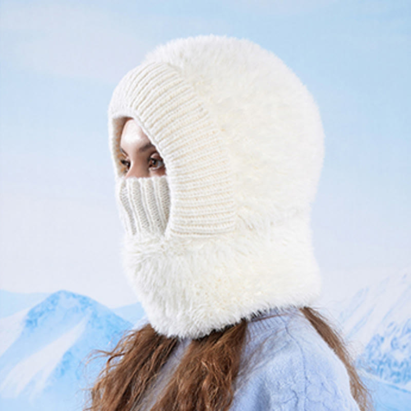 Plusock Warm Winter Hooded Scarf - image 3