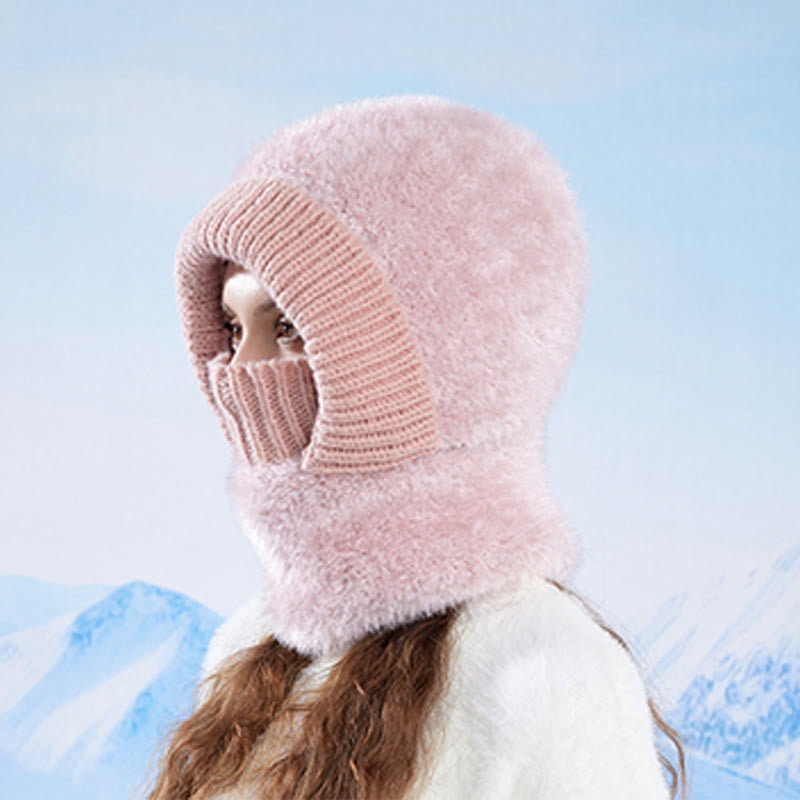 Plusock Warm Winter Hooded Scarf - image 2