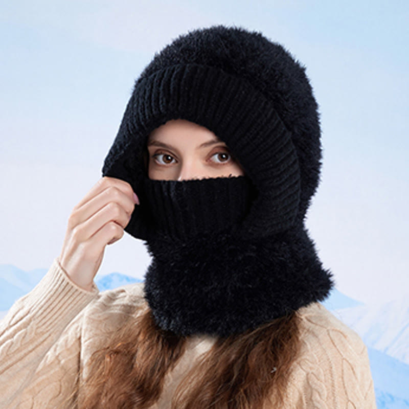 Plusock Warm Winter Hooded Scarf - image 4