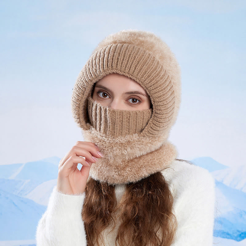 Plusock Warm Winter Hooded Scarf - image 6