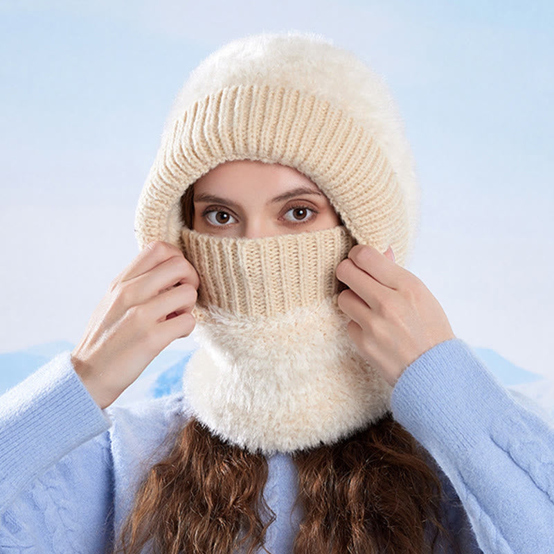 Plusock Warm Winter Hooded Scarf - image 8