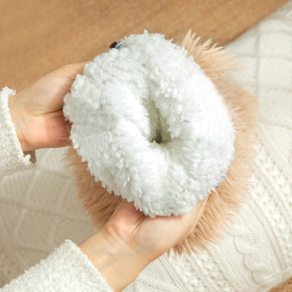 Plusock Plus Size Fluffy Monster Indoor Slipper Socks - image 12