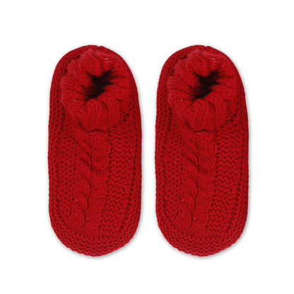 Plusock Plus Size Thickened Cozy Home Slipper Socks - Red - EU36-41(US3-7.5) - image 7