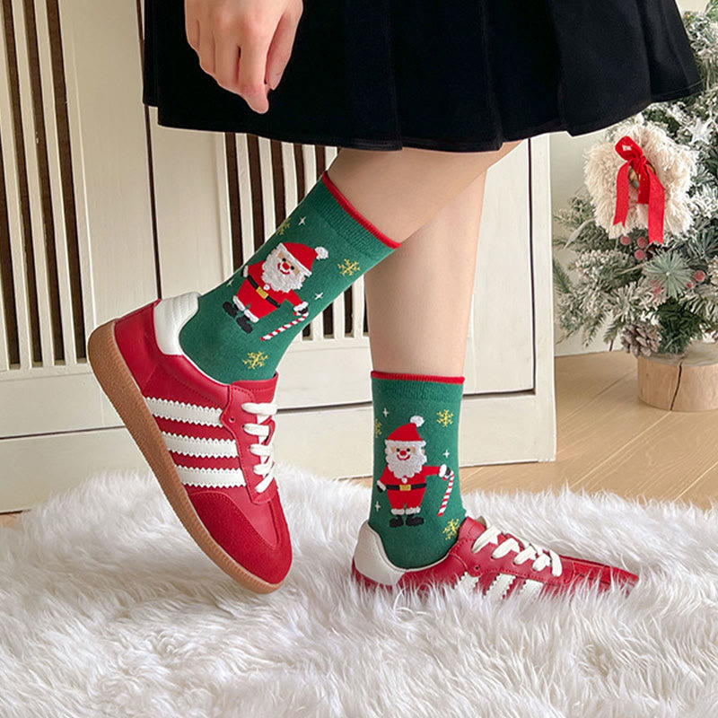 Plusock Creative Cartoon Quarter Socks(4 Pairs) - image 2