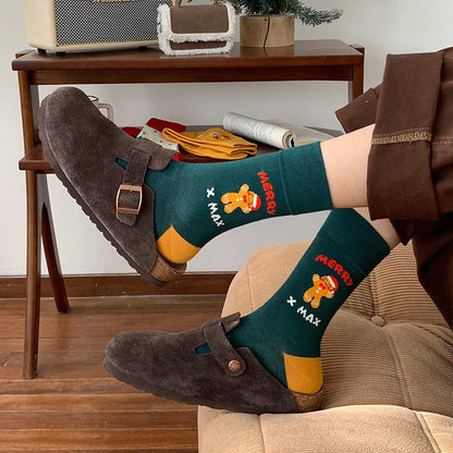 Plusock Red Christmas Quarter Socks(4 Pairs) - image 7