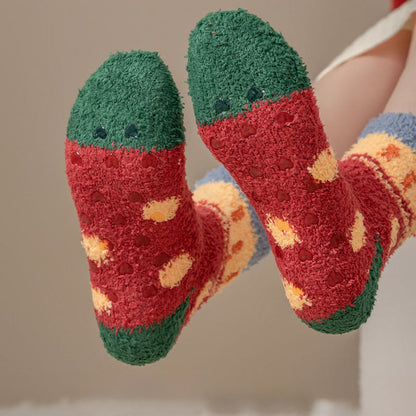Plusock Non Shedding Coral Fleece Slipper Socks - image 4