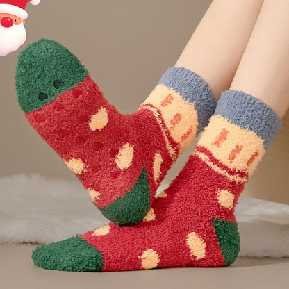 Plusock Non Shedding Coral Fleece Slipper Socks - image 3