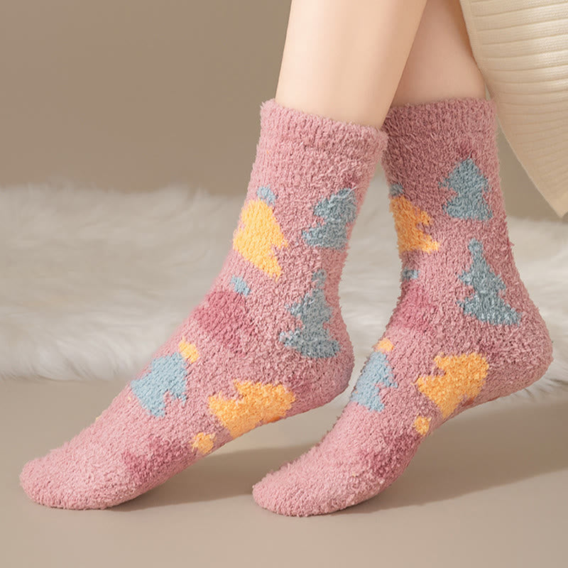 Plusock Non Shedding Coral Fleece Slipper Socks - image 2