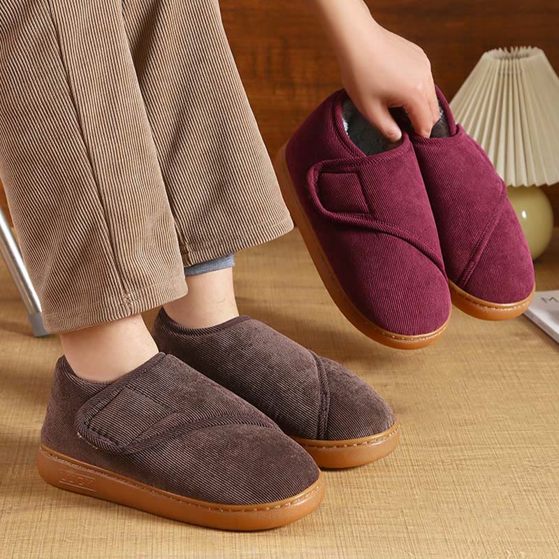 Plusock Plus Size Cozy Fleece Slippers - image 0