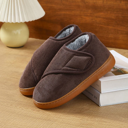 Plusock Plus Size Cozy Fleece Slippers - Brown - EU46-47(US9-10) - image 12