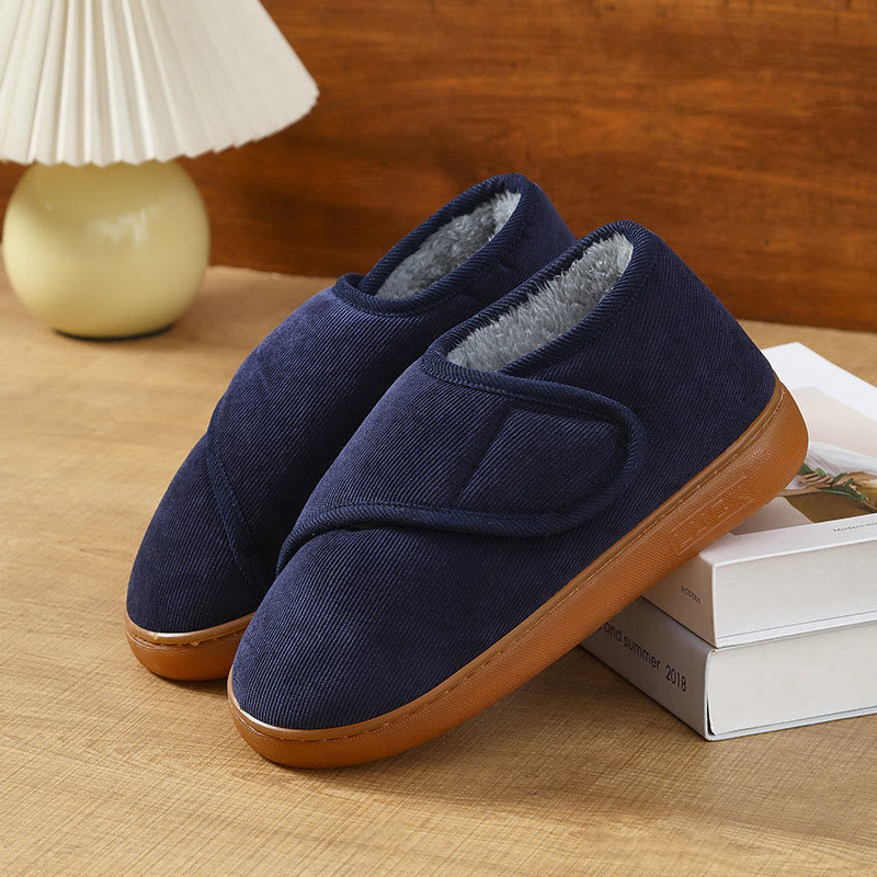 Plusock Plus Size Cozy Fleece Slippers - Blue - EU46-47(US9-10) - image 11