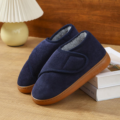 Plusock Plus Size Cozy Fleece Slippers - Blue - EU46-47(US9-10) - image 11