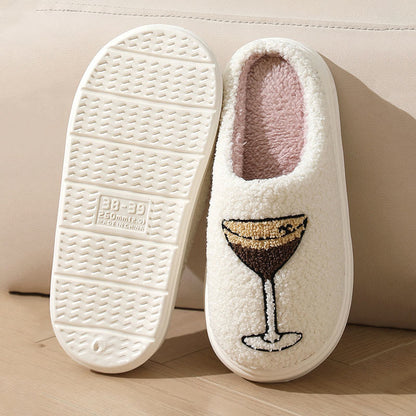 Plusock Plus Size Cocktail Glass Slippers - image 5